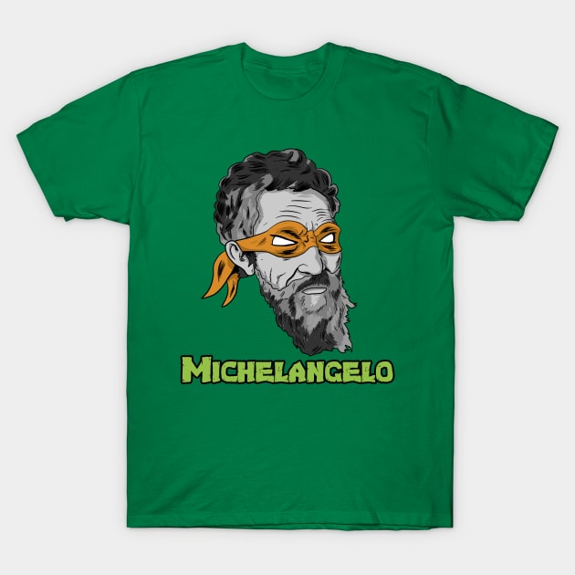 Michelangelo T-Shirt by Black Snow Comics